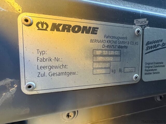 Камион със сменяема надстройка Krone WP 7,3 LS5-CS Wechselbrücke