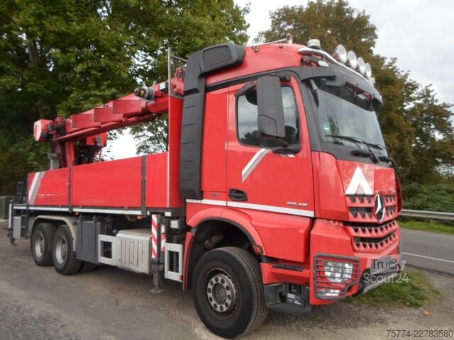 Кран, монтиран на камион MERCEDES-BENZ 2648/6x4/HMK  4 L/ Montagekran