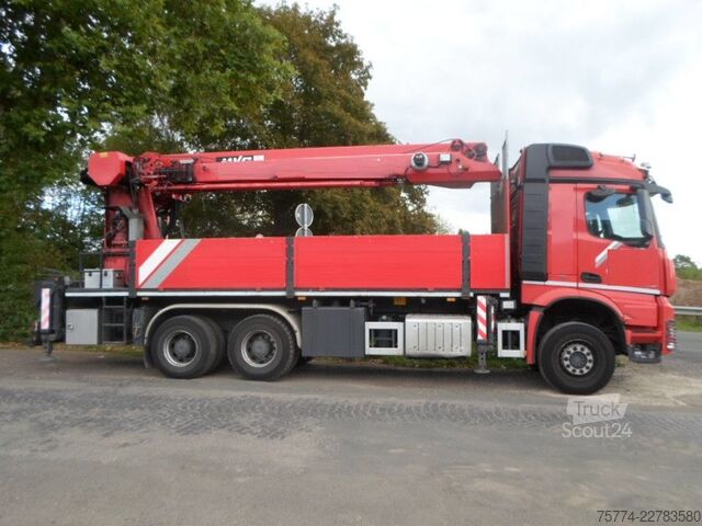 Кран, монтиран на камион MERCEDES-BENZ 2648/6x4/HMK  4 L/ Montagekran