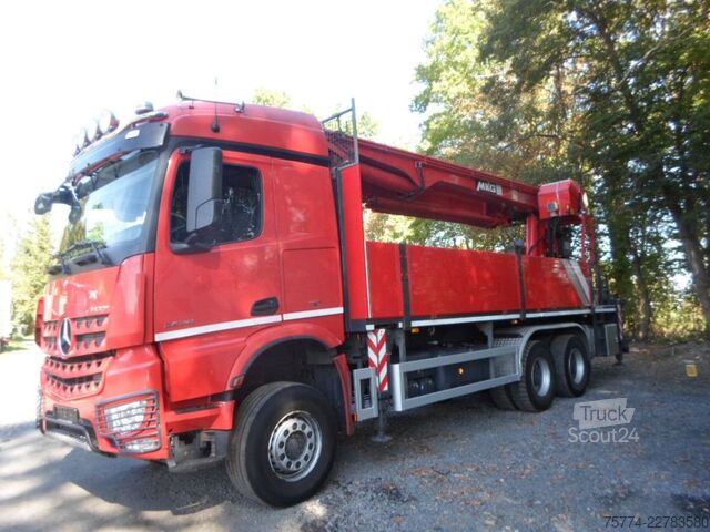 Кран, монтиран на камион MERCEDES-BENZ 2648/6x4/HMK  4 L/ Montagekran