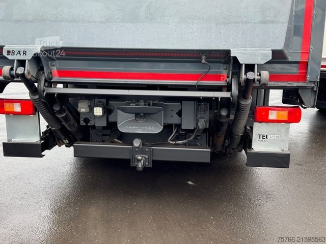 Autocarro con pianale e telone VOLVO FM 410 / LBW / 2 x AHK / LENKACHSE / 19 PAL