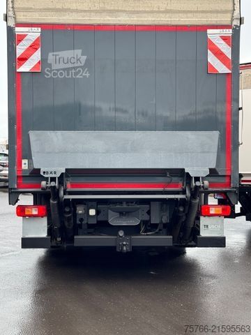 Autocarro con pianale e telone VOLVO FM 410 / LBW / 2 x AHK / LENKACHSE / 19 PAL