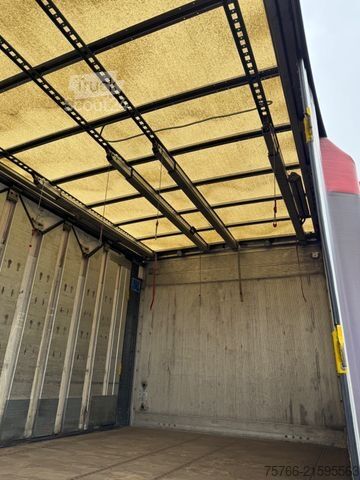 Autocarro con pianale e telone VOLVO FM 410 / LBW / 2 x AHK / LENKACHSE / 19 PAL