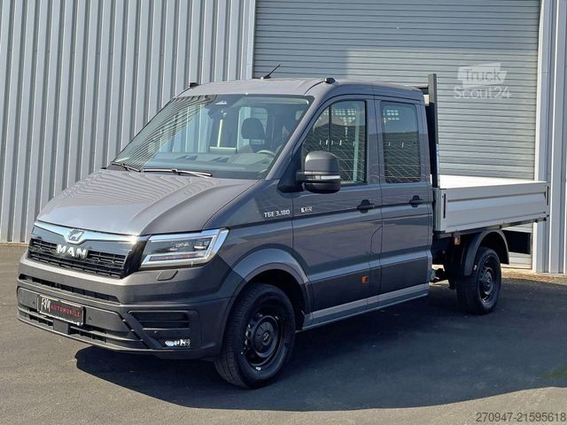 Furgone pick-up MAN TGE 3.180 Pritsche DOKA MR 4x4 ACC LED DIFF-SPER