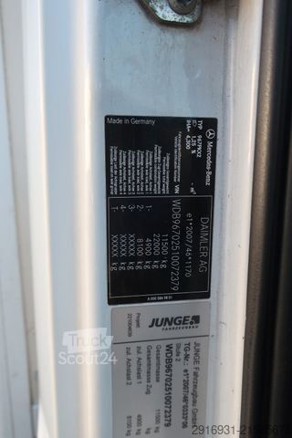 Autocarro con cassone MERCEDES-BENZ Nr.288 Atego 3 4x2 1224L 1.Hand / Ladeboardwand