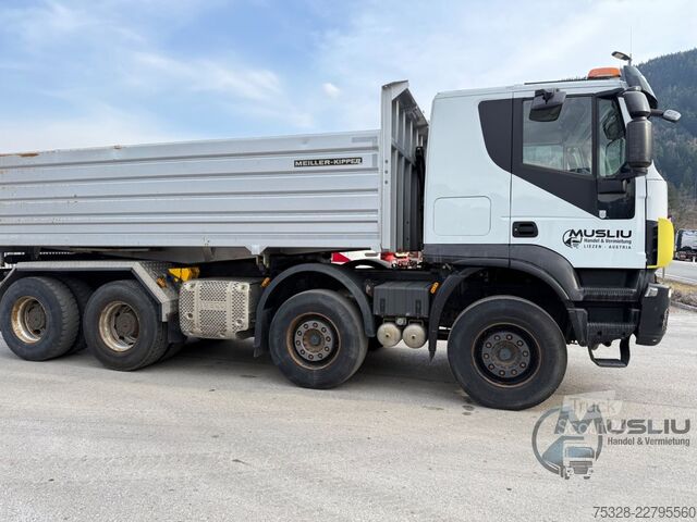 Kiper kamion IVECO 410T50 8X4 BB Retarder Meiller Kipper Bordmatik