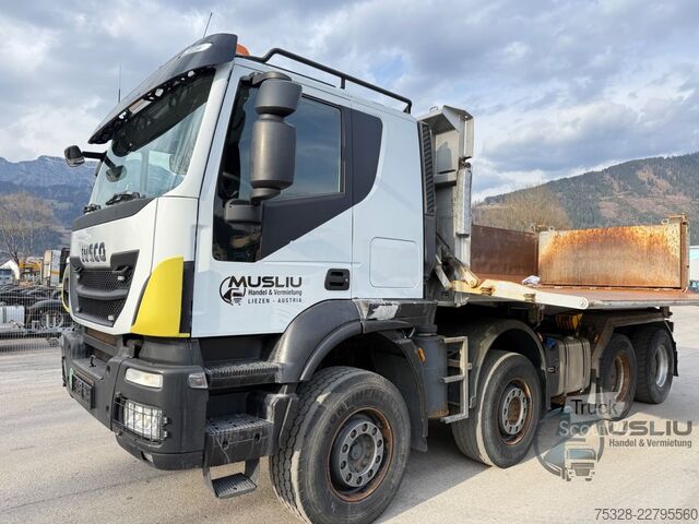 Kiper kamion IVECO 410T50 8X4 BB Retarder Meiller Kipper Bordmatik