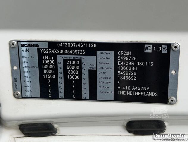 Стандартен влекач SCANIA R410 RETARDER SMART TACHO GENv2 ONLY 547.000 KM