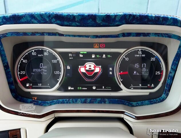 Стандартен влекач SCANIA S520 V8 NGS FULL OPTIONS RETARDER 2x TANKS SPECI