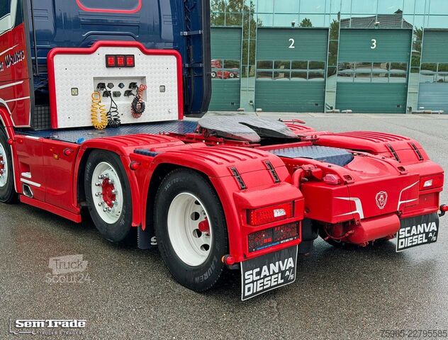 Стандартен влекач SCANIA S520 V8 NGS FULL OPTIONS RETARDER 2x TANKS SPECI