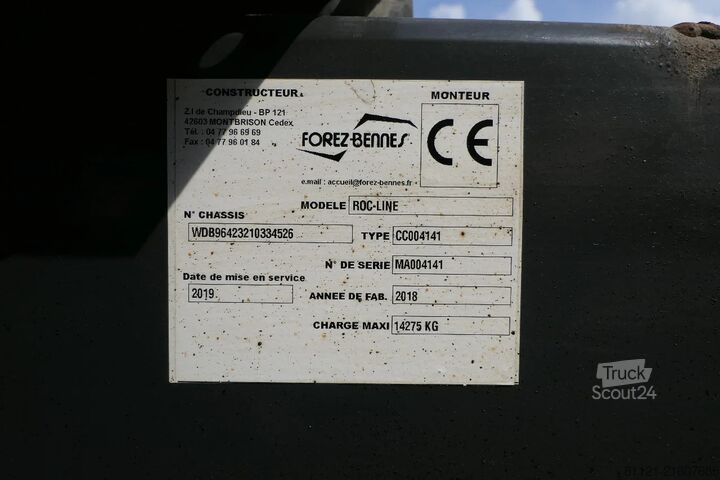 Camion de gunoi Mercedes-Benz Arocs 4151 | 8X6 | Voith Retarder | 250470Km | ...