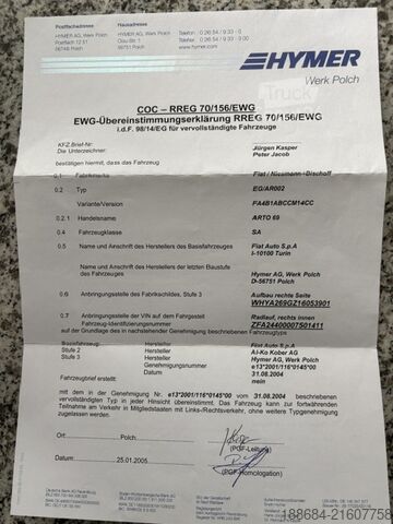 Integrated camper Niesmann+Bischoff Arto 69