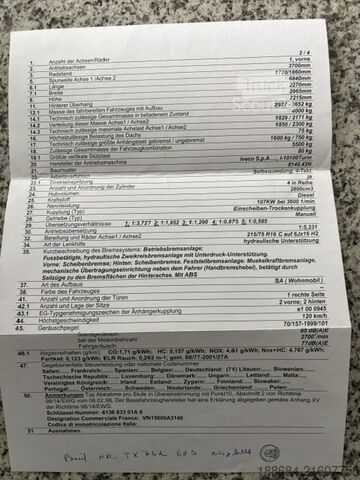 Integrated camper Niesmann+Bischoff Arto 69