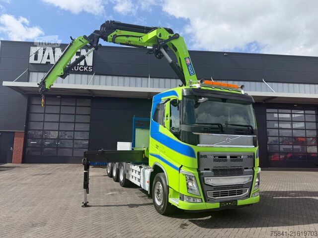 Автомобил с кран Volvo FH 500 FH 500 8x4 HMF 5020-K6 + FJ 1000-K5