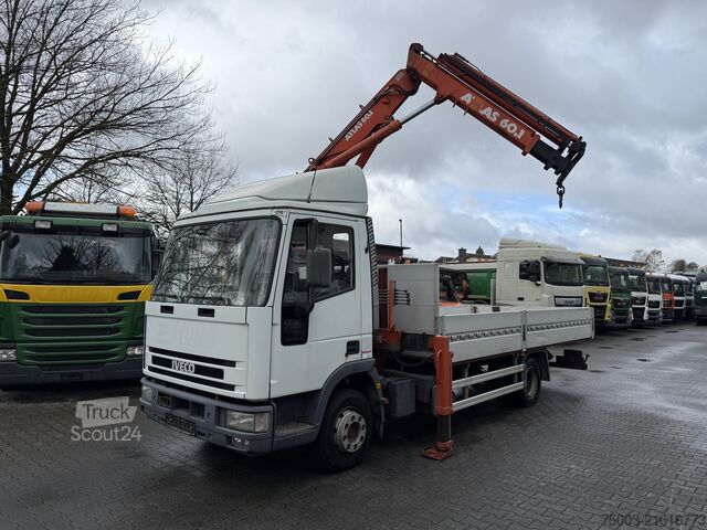 Truck-mounted crane van Iveco EuroCargo 80E15 Kran Atlas 60.1