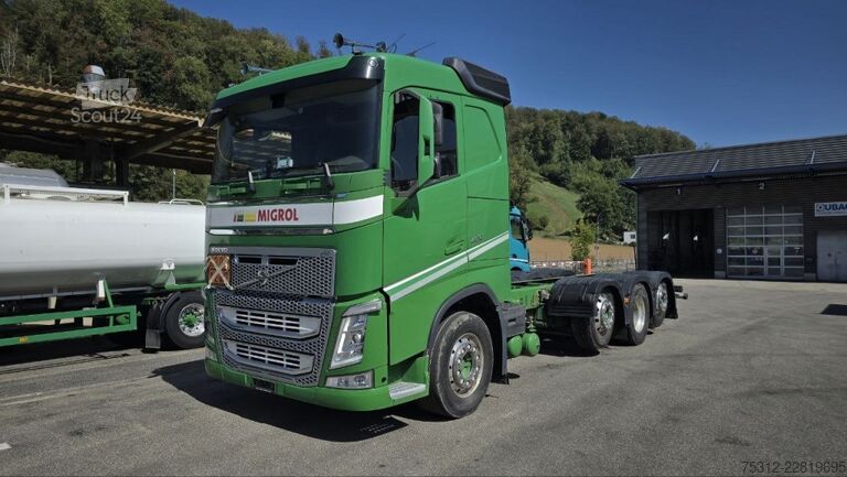 Teherautó alváz Volvo FH460  E6 8x2 Tridem ADR Alufelgen Bett Lenkachse