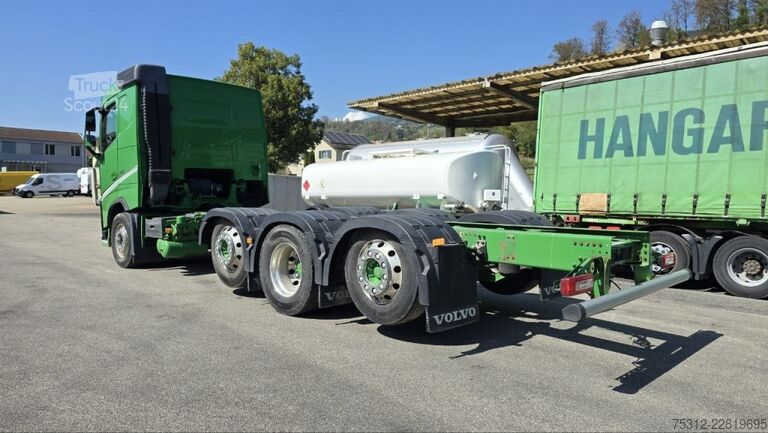 Teherautó alváz Volvo FH460  E6 8x2 Tridem ADR Alufelgen Bett Lenkachse