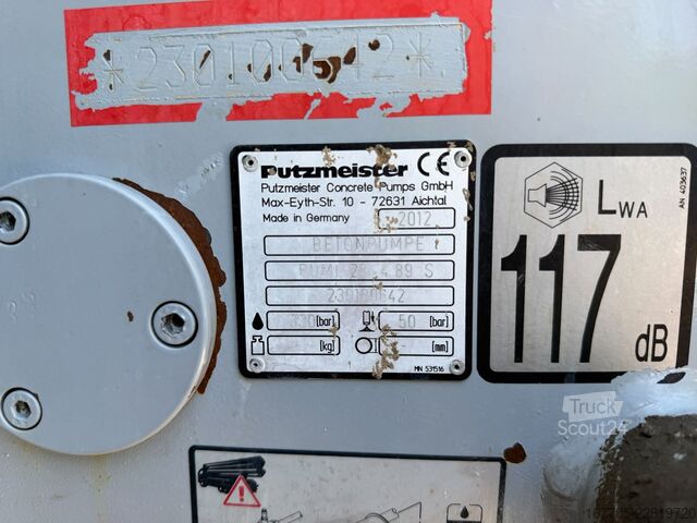 Autopompa per calcestruzzo Mercedes-Benz Actros 4144 B