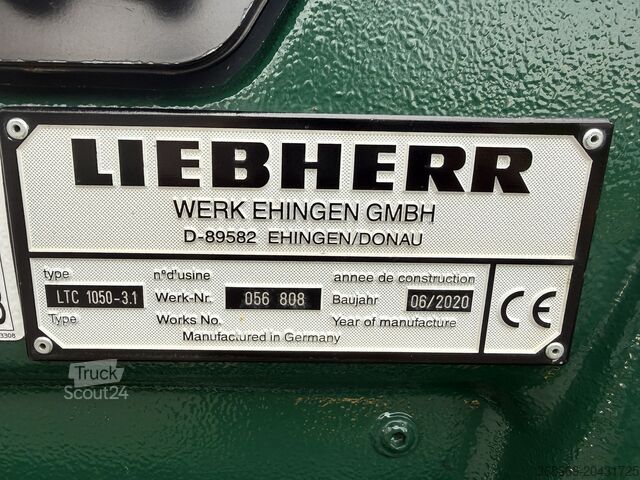 Mobil vinç Liebherr LTC 1050-3.1 | VarioBase | 6 x 6 x 6