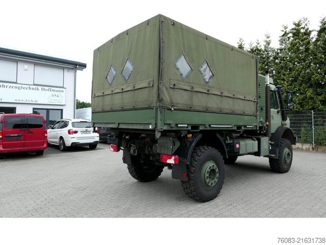 LKW mit Pritsche (offen) UNIMOG U5000 BM437 Prit/Plane Militärausführung Euro5