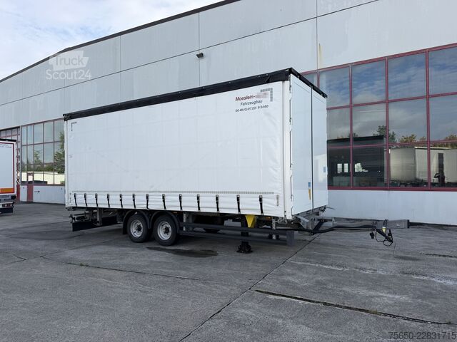 Remorcă deschisă cu prelată Möslein TPW 105 D  Tandem- Planenanhänger