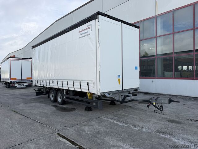 Remorcă deschisă cu prelată Möslein TPW 105 D  Tandem- Planenanhänger