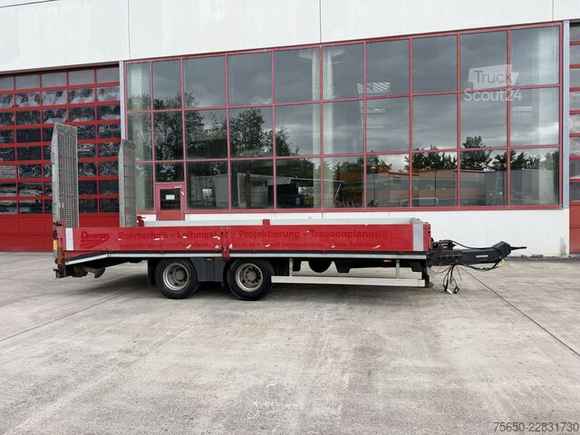 Prikolica z nizko platformo  tt  19 t Tandemtieflader