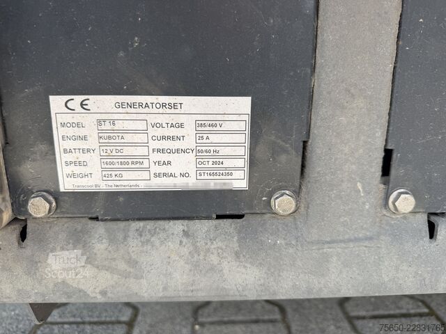 Semiremorcă cu caroserie interschimbabilă web trailer LPRS 24  3 Achs Container- Chassis incl. Generator TranscoolWenig Benutzt