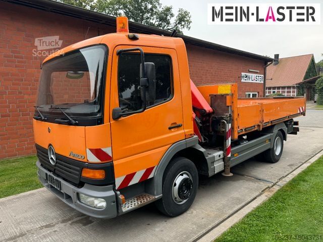 Pick-up van MERCEDES-BENZ 815 Pritsche Palfinger PK 7000 13 m Funk + AHK