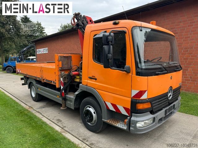 Pick-up van MERCEDES-BENZ 815 Pritsche Palfinger PK 7000 13 m Funk + AHK