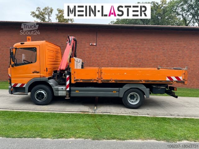Pick-up van MERCEDES-BENZ 815 Pritsche Palfinger PK 7000 13 m Funk + AHK
