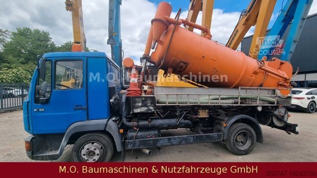 Vacuum tank truck MAN 8.153 / Saug u. Druckwagen / 4x2/