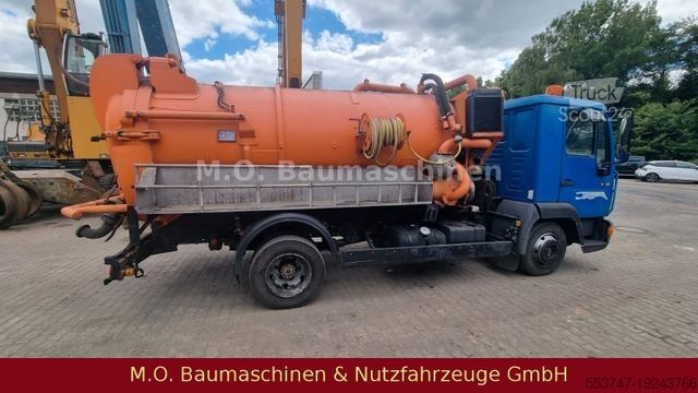 Autocisternă de vidanjare MAN 8.153 / Saug u. Druckwagen / 4x2/