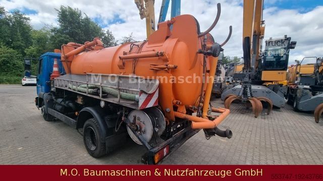 Vacuum tank truck MAN 8.153 / Saug u. Druckwagen / 4x2/
