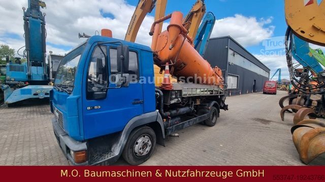 Vacuum tank truck MAN 8.153 / Saug u. Druckwagen / 4x2/