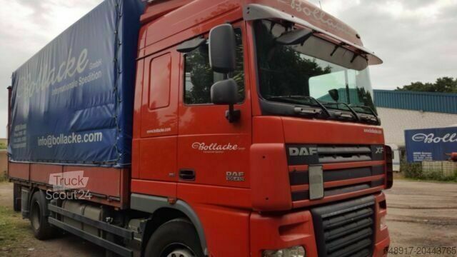 Presenning DAF 105-410 XF Plane Spriegel German Truck