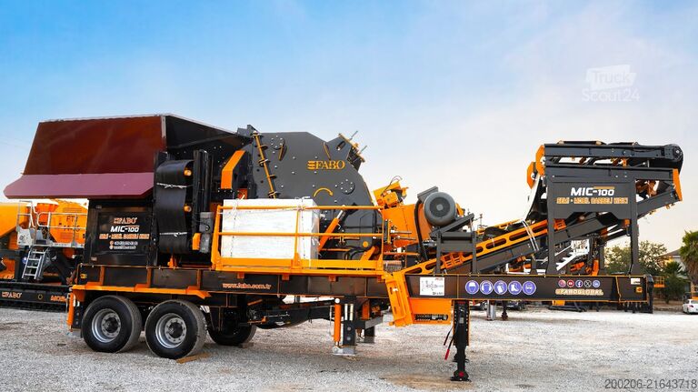 Brecher FABO Brecher MIC-100 Mobile Impact Crusher