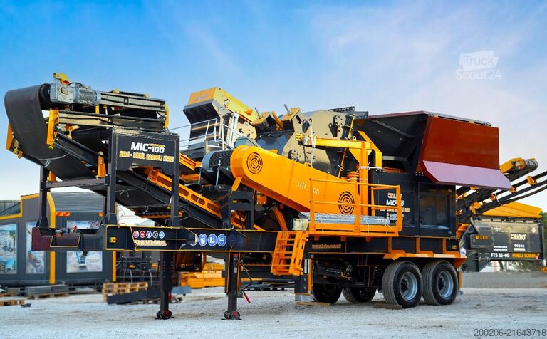 Brecher FABO Brecher MIC-100 Mobile Impact Crusher