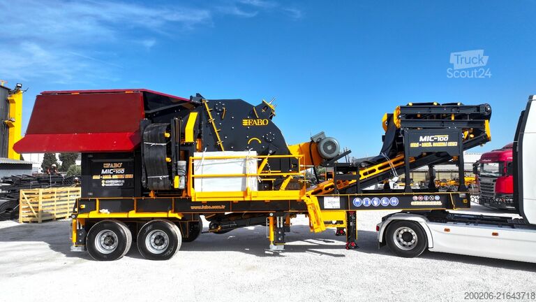 Brecher FABO Brecher MIC-100 Mobile Impact Crusher