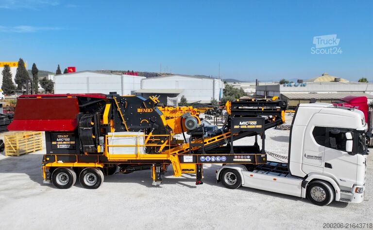 Brecher FABO Brecher MIC-100 Mobile Impact Crusher