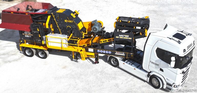 Brecher FABO Brecher MIC-100 Mobile Impact Crusher