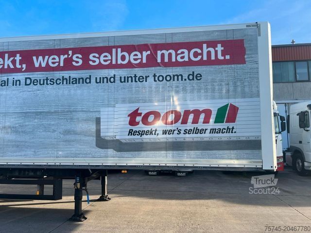 Kofferauflieger SCHMITZ CARGOBULL SCB S3B SKO24/L * LIFT * ALCOA * 1.HAND *