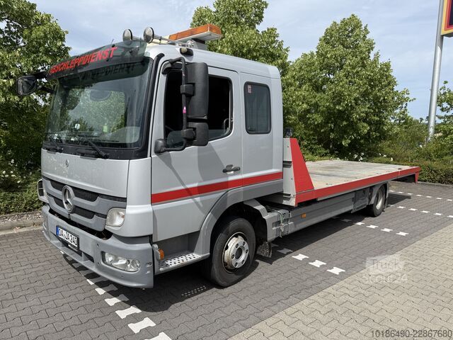 Maskintransportör bärgningsbil TBZ Mercedes-Benz Atego 1224 L Maschinentransporter