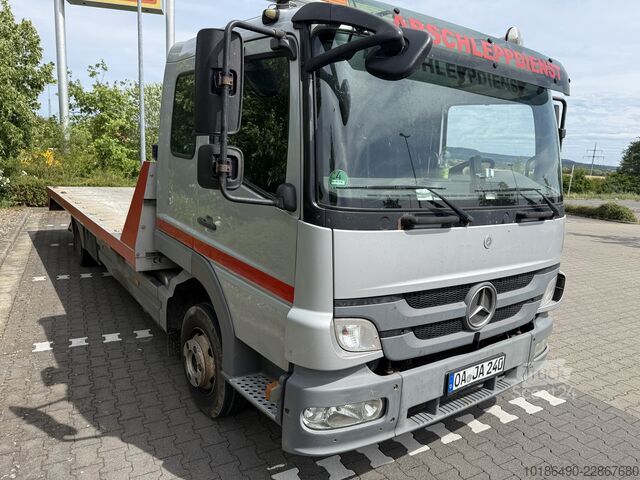 Maskintransportör bärgningsbil TBZ Mercedes-Benz Atego 1224 L Maschinentransporter