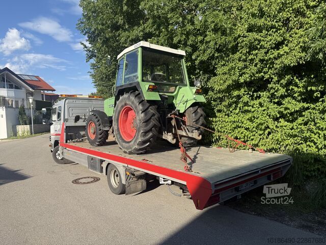 Maskintransportör bärgningsbil TBZ Mercedes-Benz Atego 1224 L Maschinentransporter