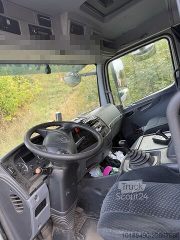 Maskintransportör bärgningsbil TBZ Mercedes-Benz Atego 1224 L Maschinentransporter