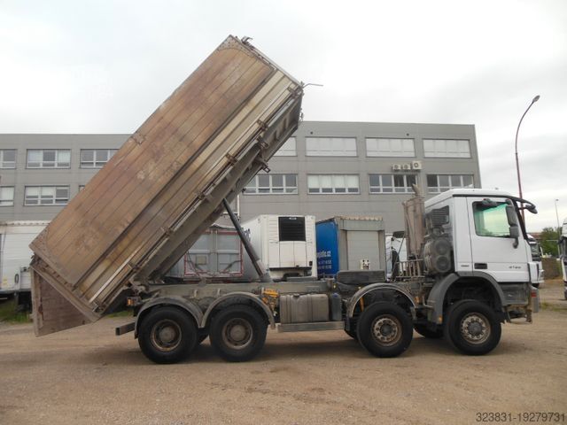 Трьохсторонній самоскид MERCEDES-BENZ ACTROS 4144, 8X6, 3 PEDALE, MEILLER, BODRMATIC