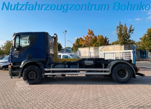 Контейнеровоз з гачком (рол-офф) IVECO Stralis 420 BL/ Palfinger/ AC/ Schalter/ L-Haus