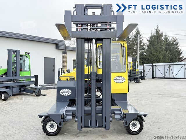 Carretilla retráctil de 4 vías Combilift C4000 GAS DUPLEX 4600 FORK POSITIONER