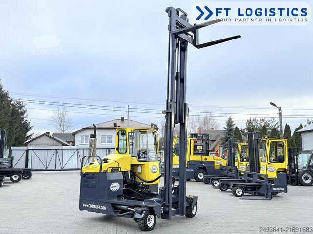 Carretilla retráctil de 4 vías Combilift C4000 GAS DUPLEX 4600 FORK POSITIONER